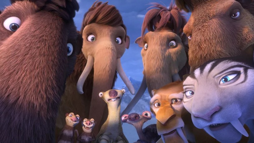 The cast of characters in the Ice Age franchise.