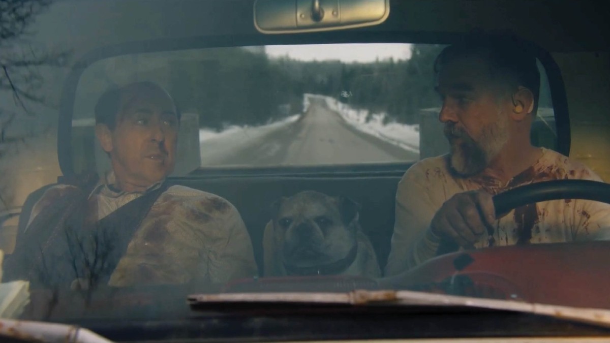 Perley looking at Weldon in the car in Drive Back Home.