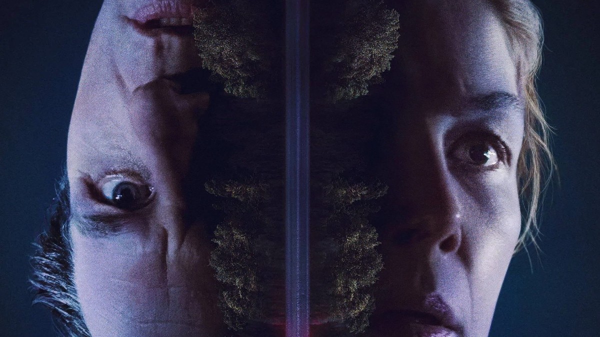 The two main characters in a poster for Hallow Road.