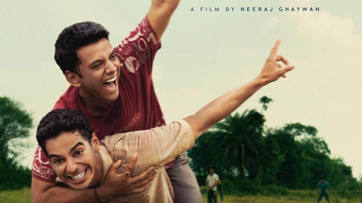 The two characters smiling and laughing in the poster for Homebound.