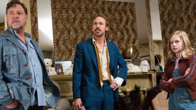 Jackson Healy, Holland March, and Holly March in The Nice Guys.