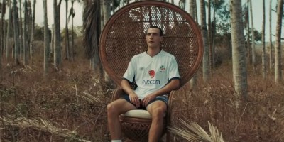 Éanna Hardwicke playing Roy Keane in the Saipan movie.