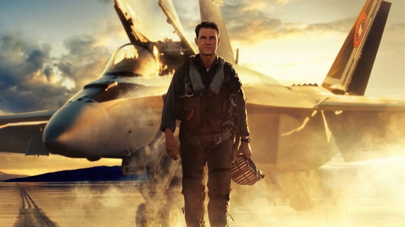 Tom Cruise as Maverick in Top Gun: Maverick.