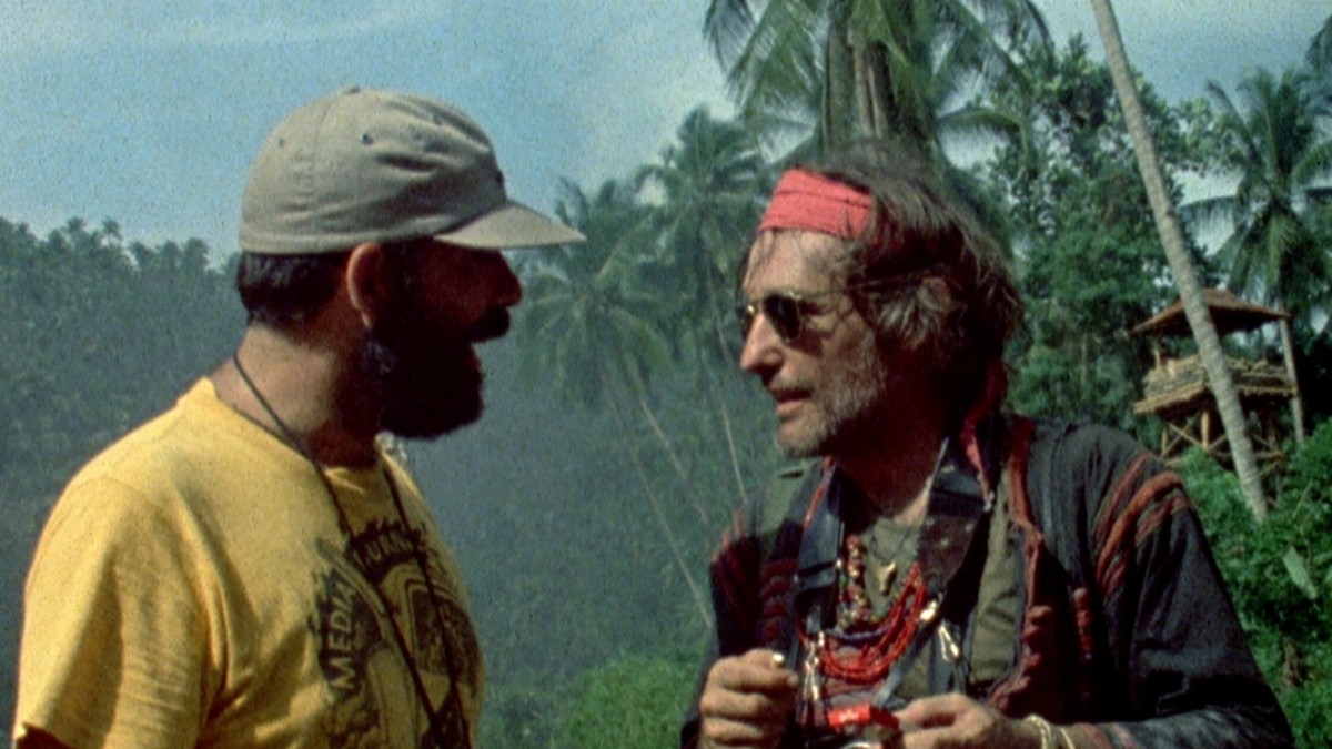 Francis Ford Coppola and Dennis Hopper in Hearts of Darkness.