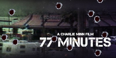 A poster for the 77 Minutes documentary.