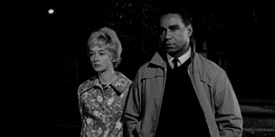 Frank and Ellen walking together in One Potato, Two Potato.