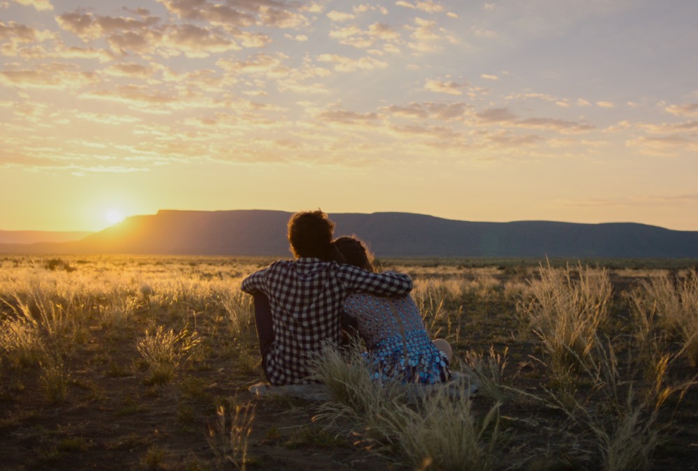 The two main characters in a desert in This is How the World Ends.